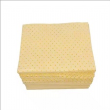 Customized size yellow color chemical absorbent pads for spill control